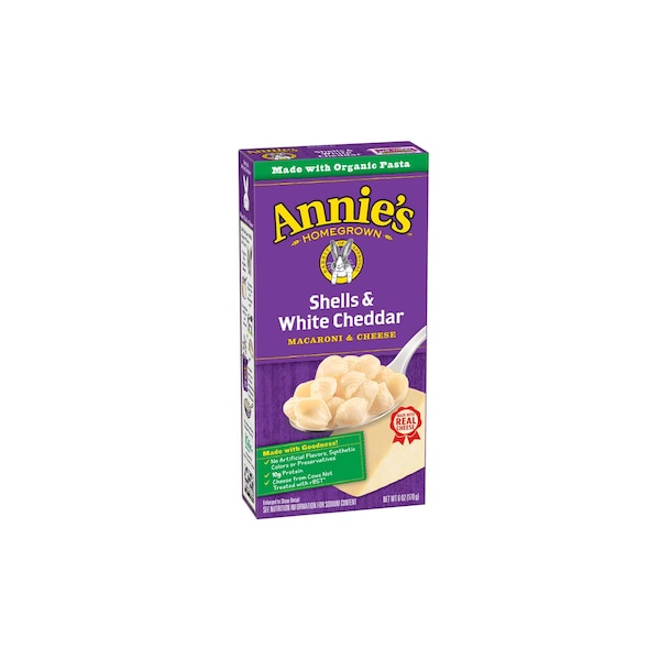 Annies Annie's White Cheddar Macaroni & Cheese 6 oz. Box, PK12 13562-00004 - main